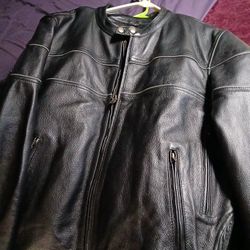 Leather Jacket Size Xl