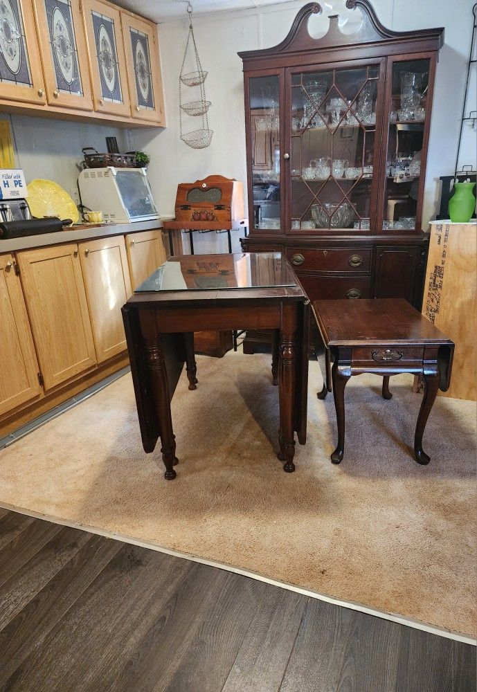 Drop Leaf Kitchen Table And Coffee Table