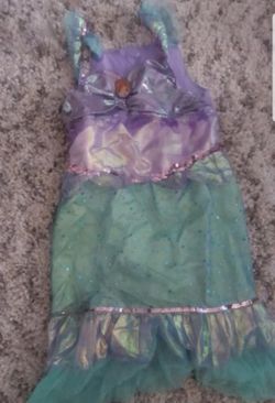 Halloween girl costume. Disney little Mermaid. 6x