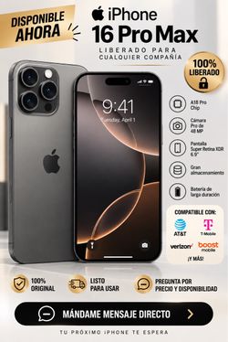 📱 iPhone 16 Pro Max – Liberado 🔓