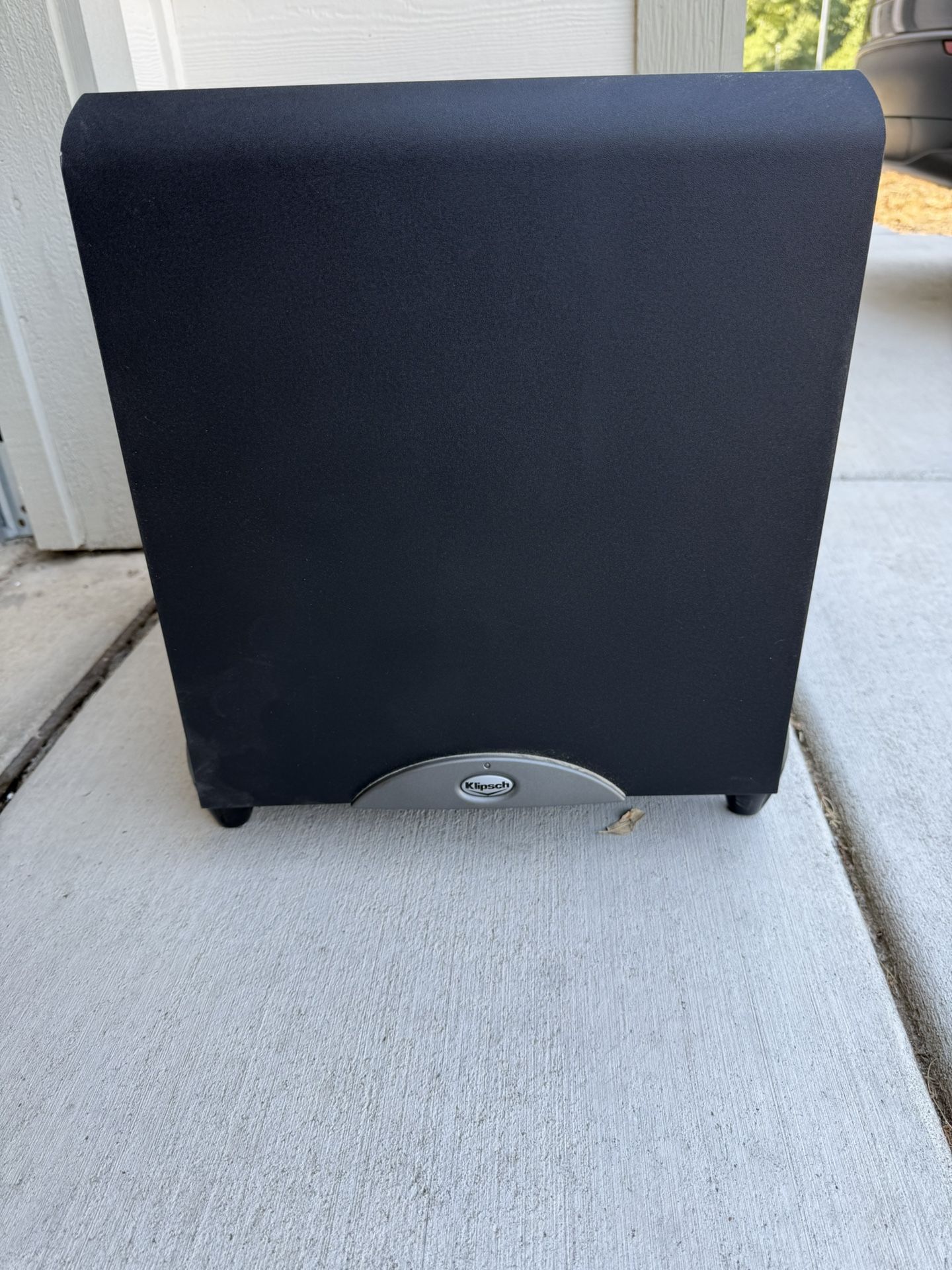Klipsch subwoofer works great!