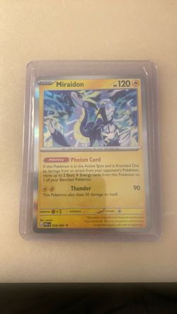 Miraidon Pokémon Card 028/084 Paldean Fates