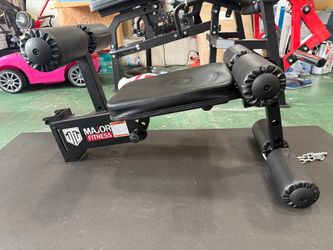 Major Fitness Leg Curl / Extension Attachment Bench