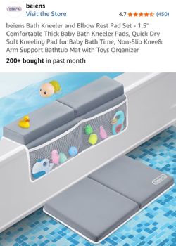 Baby Bath Kneeler & Elbow Rest  Pad Set
