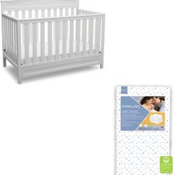 Crib And Mattress 