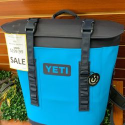 USED YETI Hopper M12 Series Backpack Soft Sided Coolers with MagShield Access