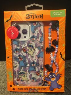 Disney stitch  iPhone 16 pro max case NEw
