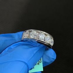 14k Gold With 4CT Lab Diamond Ring 