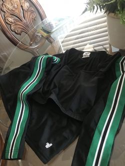 Cheerleader skirt and top size L