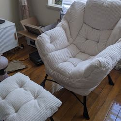$70.00 New Chair and Foot Stool