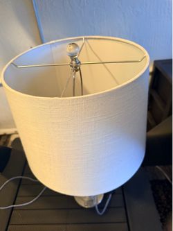 2 side table lamps