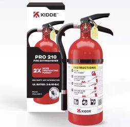 Pro 210 Rechargeable 2-A:10-B:C Class ABC 4 Lb. Fire Extinguisher