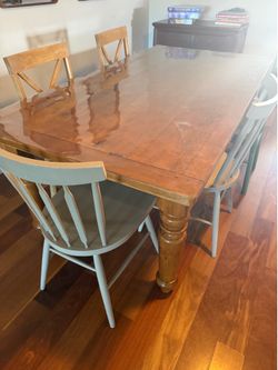 Pottery Barn “Sumner” farmhouse dining table