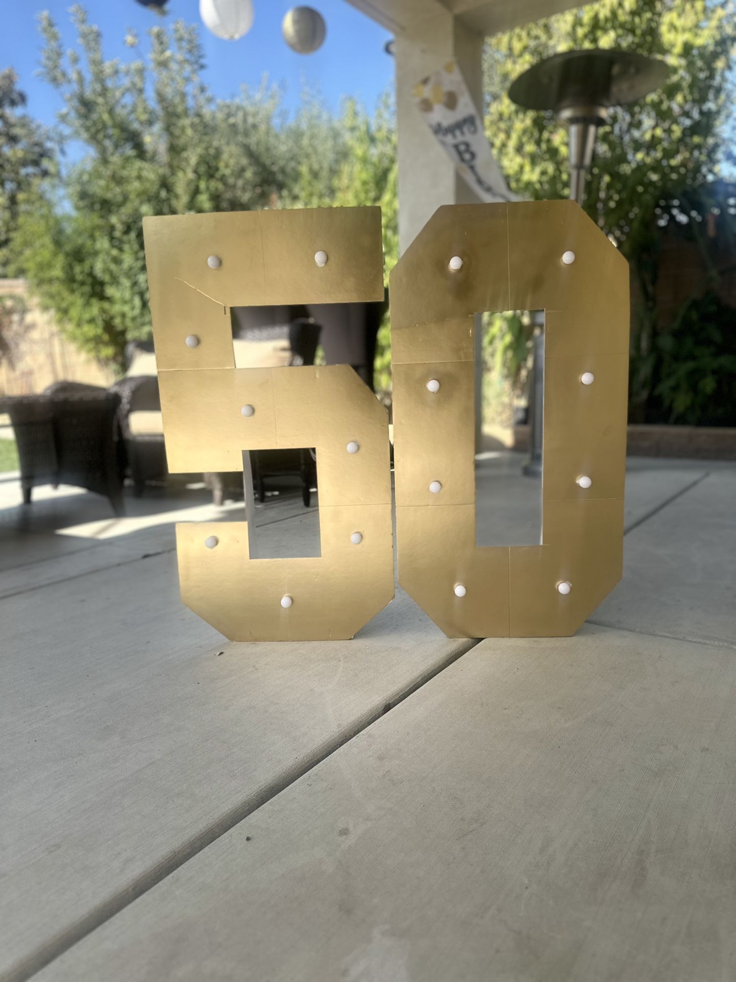 50th Birthday Party Decor