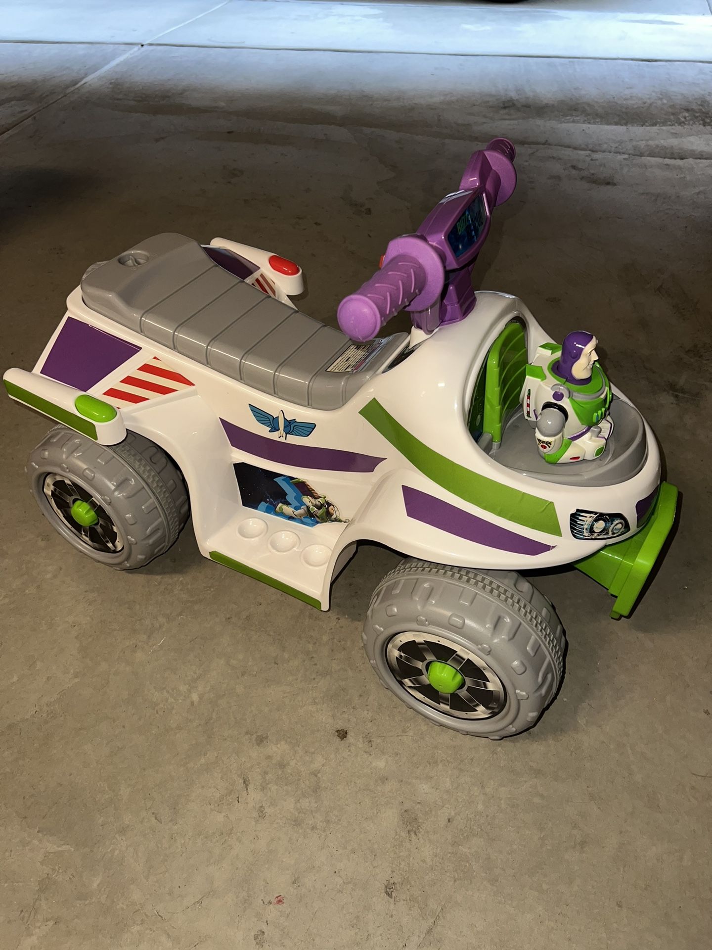 Kids Disney Toy Story Buzz Lightyear Electric Quad