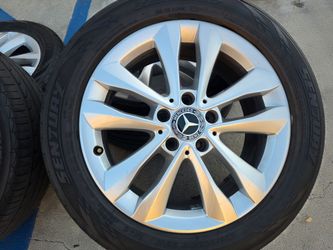 OEM 17" MERCEDES BENZ  C300 Wheels And Tires