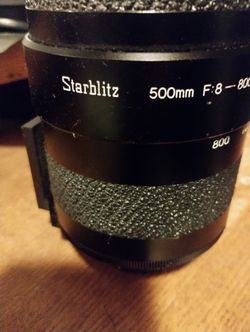 500mm Starblitz F8 Lens Canon $60