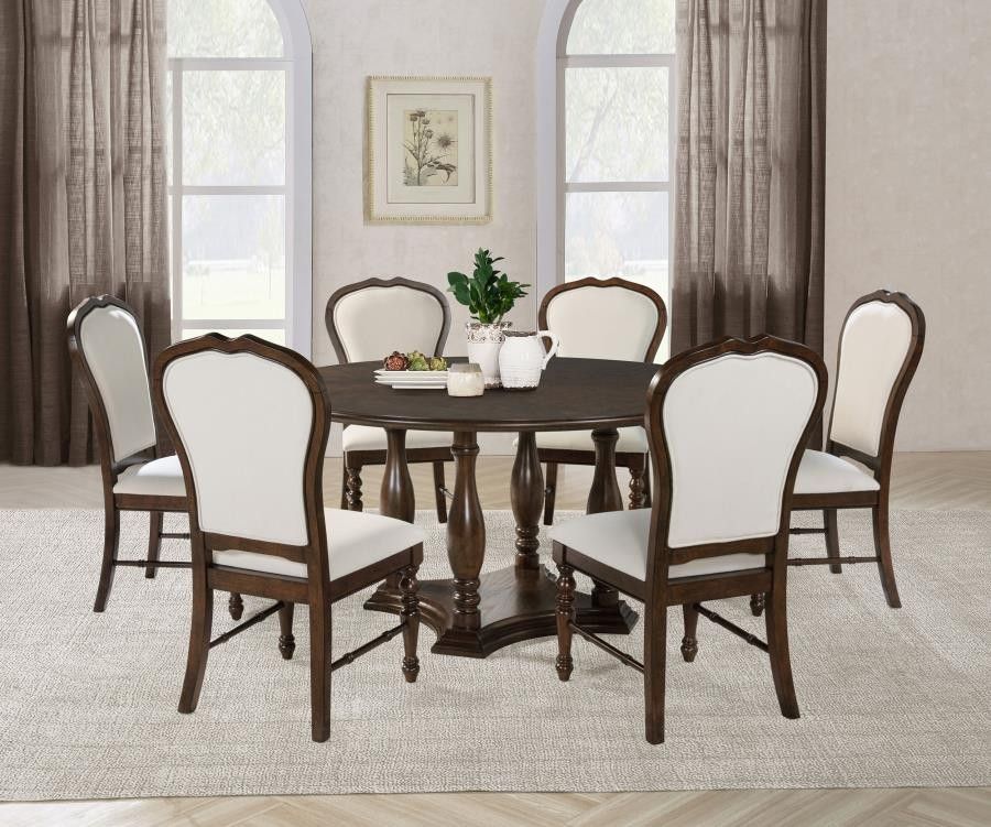 New Dinning Set with Table And 6 Chairs On Sale Now Don't Miss