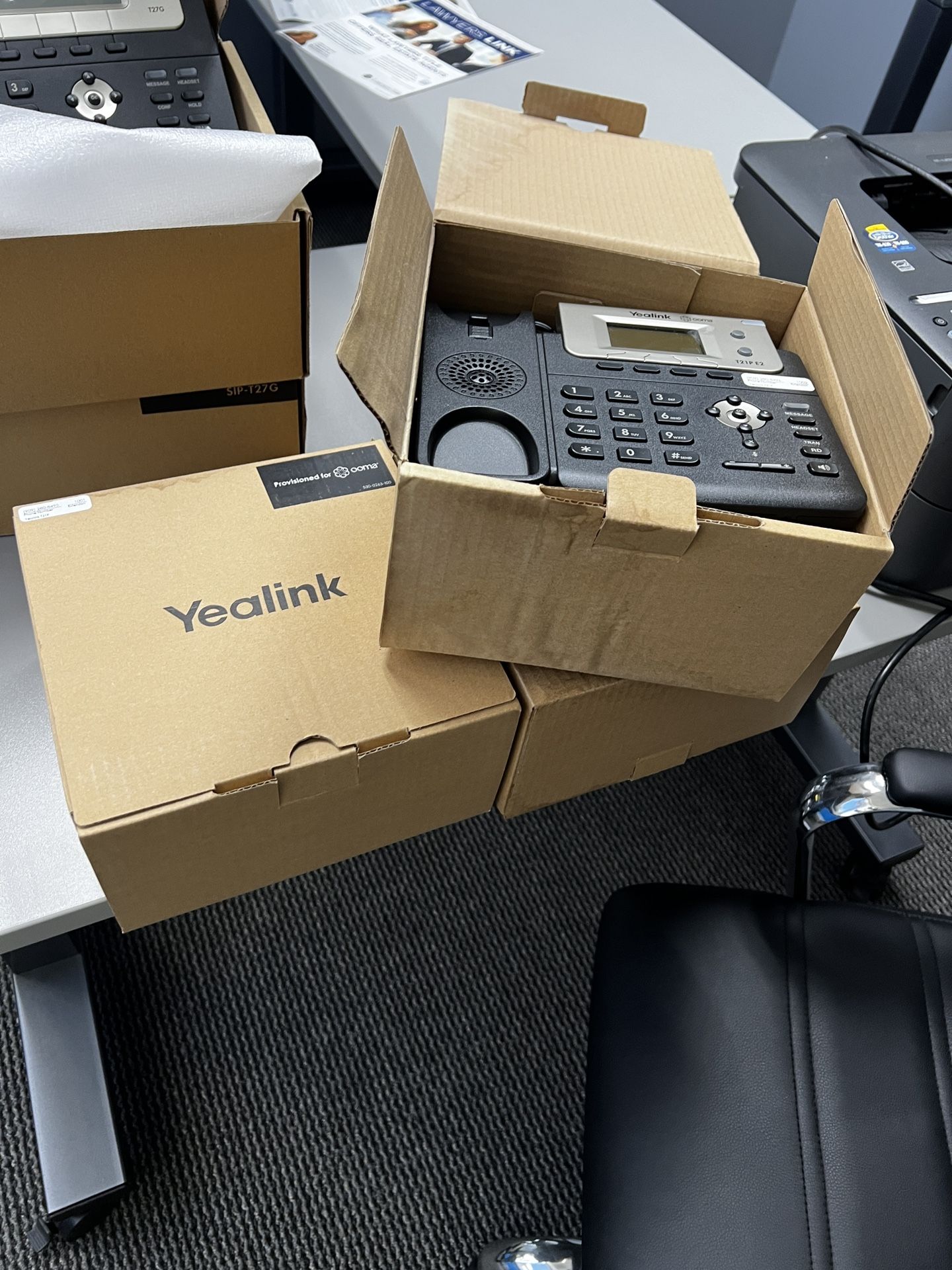 3- Yealink TZIP Office Phones