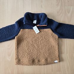 BabyGap Sherpa Quarter-Zip Sweatshirt