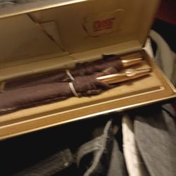 Vintage Cross 14k  Gold Filled20% Solid gold  Pen N Pencil Set From 1973