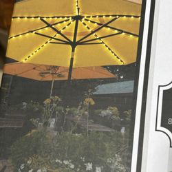 Lights for umbrella  brand new  solar with remote 