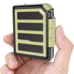 Wearable Bluetooth Speaker, IPX6 Waterproof Clip-On Portable Speaker with Magnetic Back