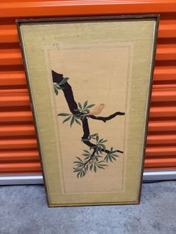 Vintage 1978 Signed Artwork “Fauna and Flora” J. Lloyd Conrich Framed 36x20