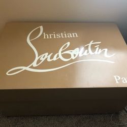 Custom Christian Louboutin Shoebox Shoe Organizer (Delivery Available)