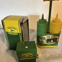 John Deere Condiment Set