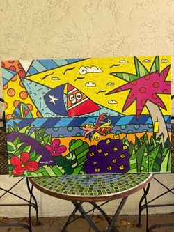 Romero Britto Limited Edition Giclee