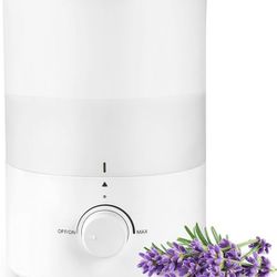 LEVOIT Humidifiers for Bedroom, Quiet (3L Water Tank) Cool Mist Top Fill Essential Oil Diffuser with 25Watt for Home Large Room, 360° Nozzle, Rapid Ul