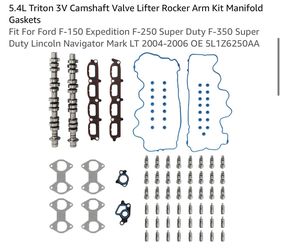 5.4L Triton 3V Camshaft Valve Lifter Rocker Arm Kit