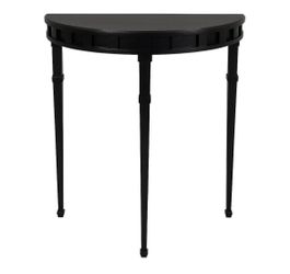 Halfmoon Console Table Black