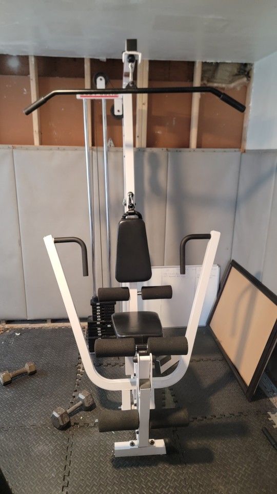 Lat Pulldown Machine Plus Triceps/chest/leg Curl
