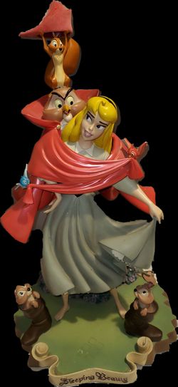 Sleeping beauty waltz in the forrest statue