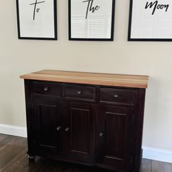 CRATE & BARREL Buffet Table