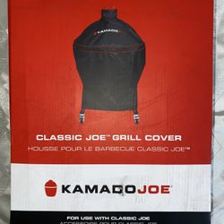 32-in W × 48-in H Black Kamado Grill Cover