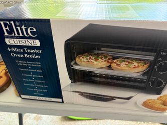 4 slice toaster oven broiler