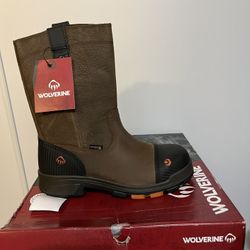 WOLVERINE COMPOSITE TOE BOOTS SIZE 8 9 And 9.5