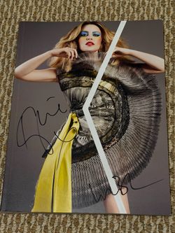 Kylie Minogue photograph book signed