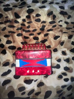 Mini red accordion