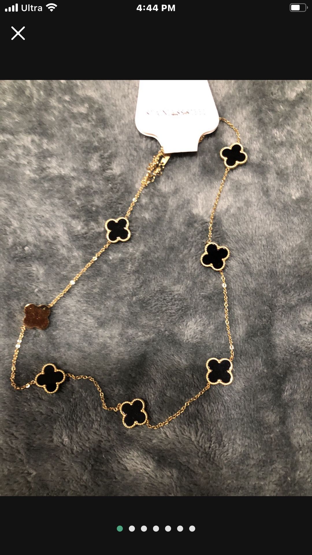 Black Van Cleef Necklace 