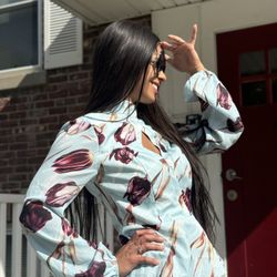 Floral Dress Shirt
