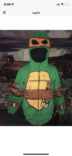  Halloween 🎃 Hoodie Ninja Turtles 🐢 For Kids Size Small New 