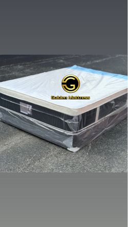 New Queen Size Mattress Set Plush PillowTop  –  Same Day Delivery Available 🚚