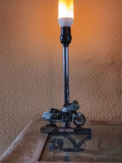 Vintage Harley Davidson Lamp 