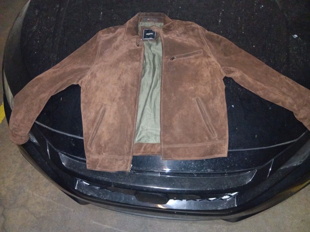 Todd Snyder Dean Style Italian Suede Leather Jacket