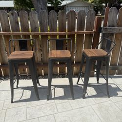 3 Barstool / Counter Chairs