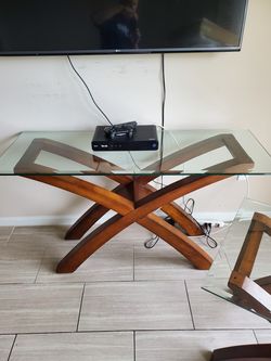 Glass tables 75 for both